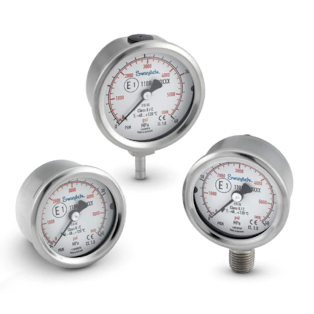 Manometer, Manometer für allgemeine Anwendungen mit ECE R110 Zulassung, Serie PGN Manometer, Manometer für allgemeine Anwendungen mit ECE R110 Zulassung, Serie PGN